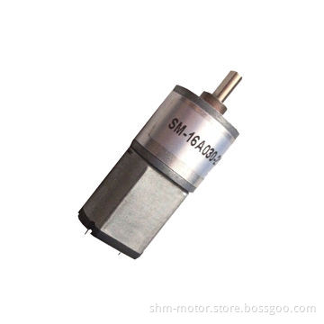 16mm DC geared motor, 5V rated voltage